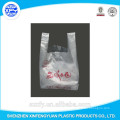 Fabricantes de qualidade superior personalizado Shape Vest Carrier sacos de plástico